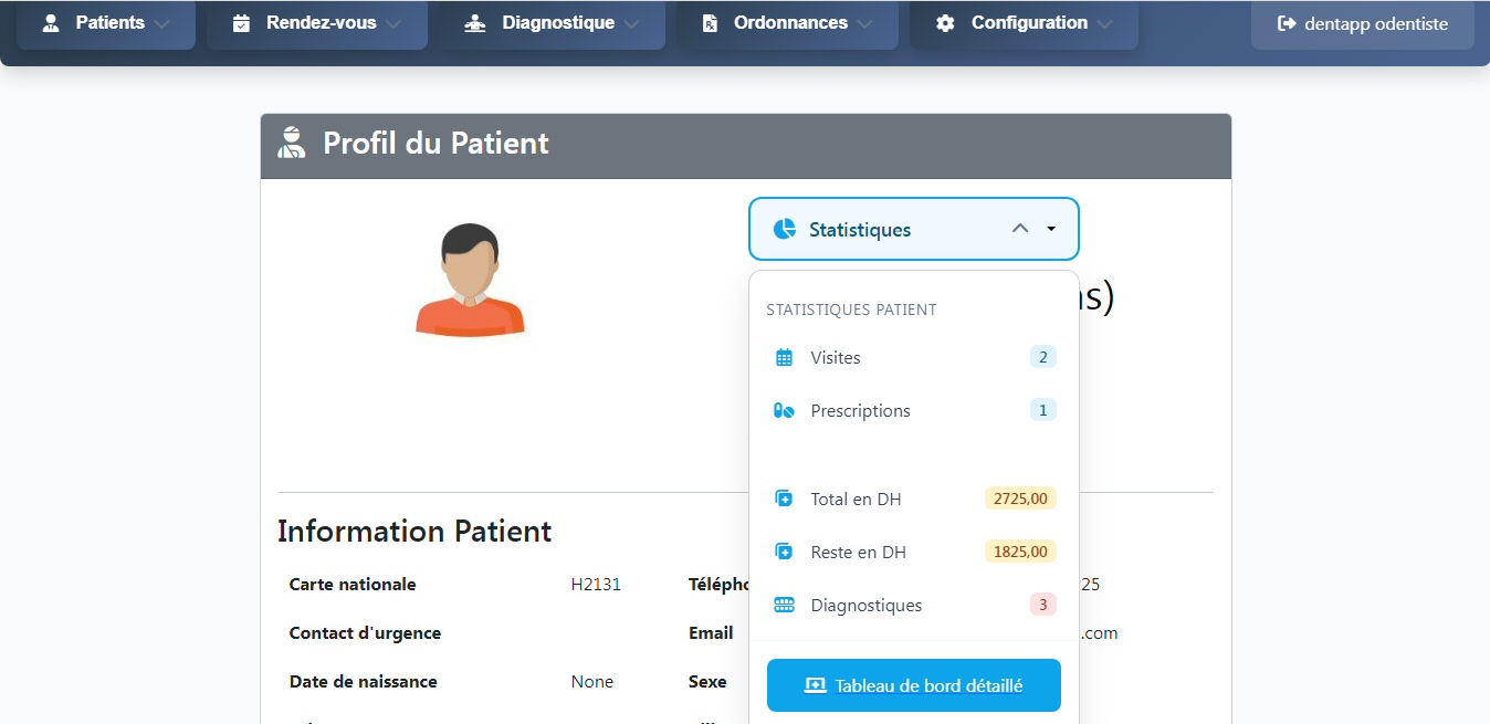 Édition patient