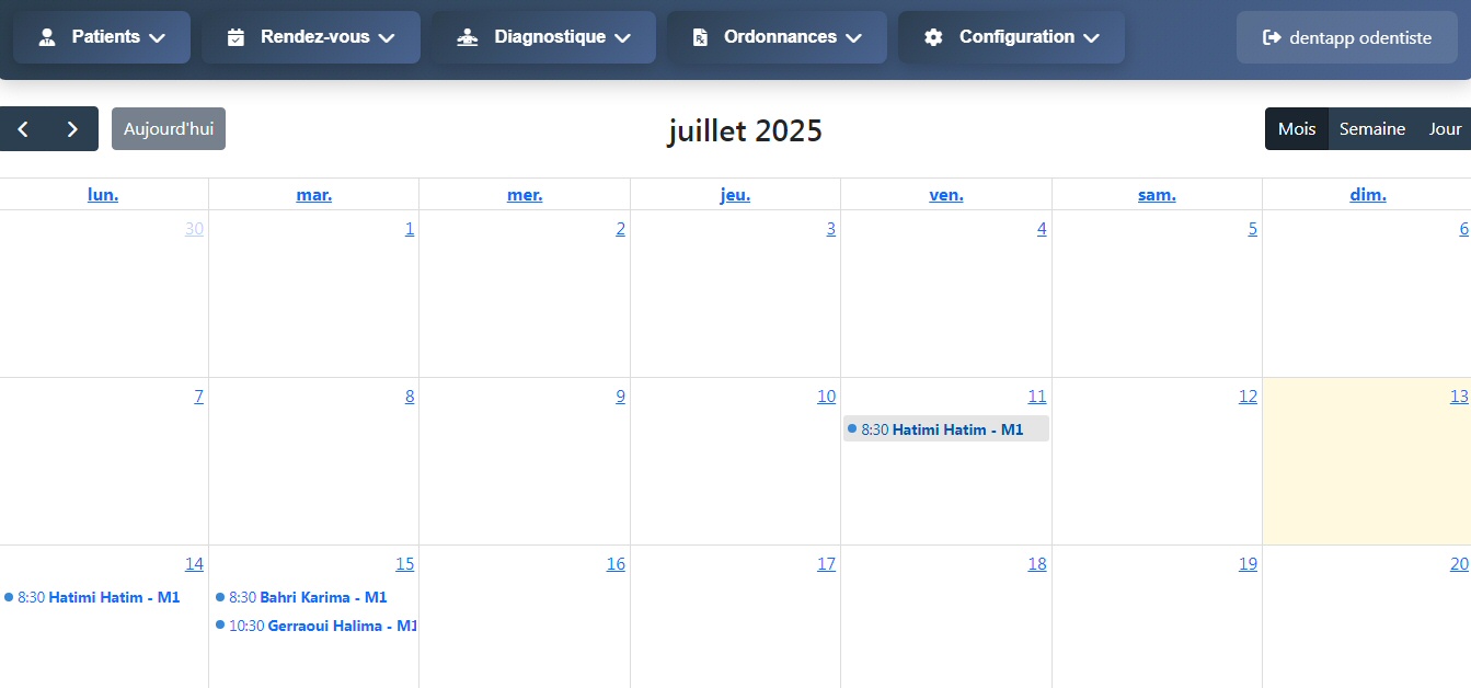 Création RDV